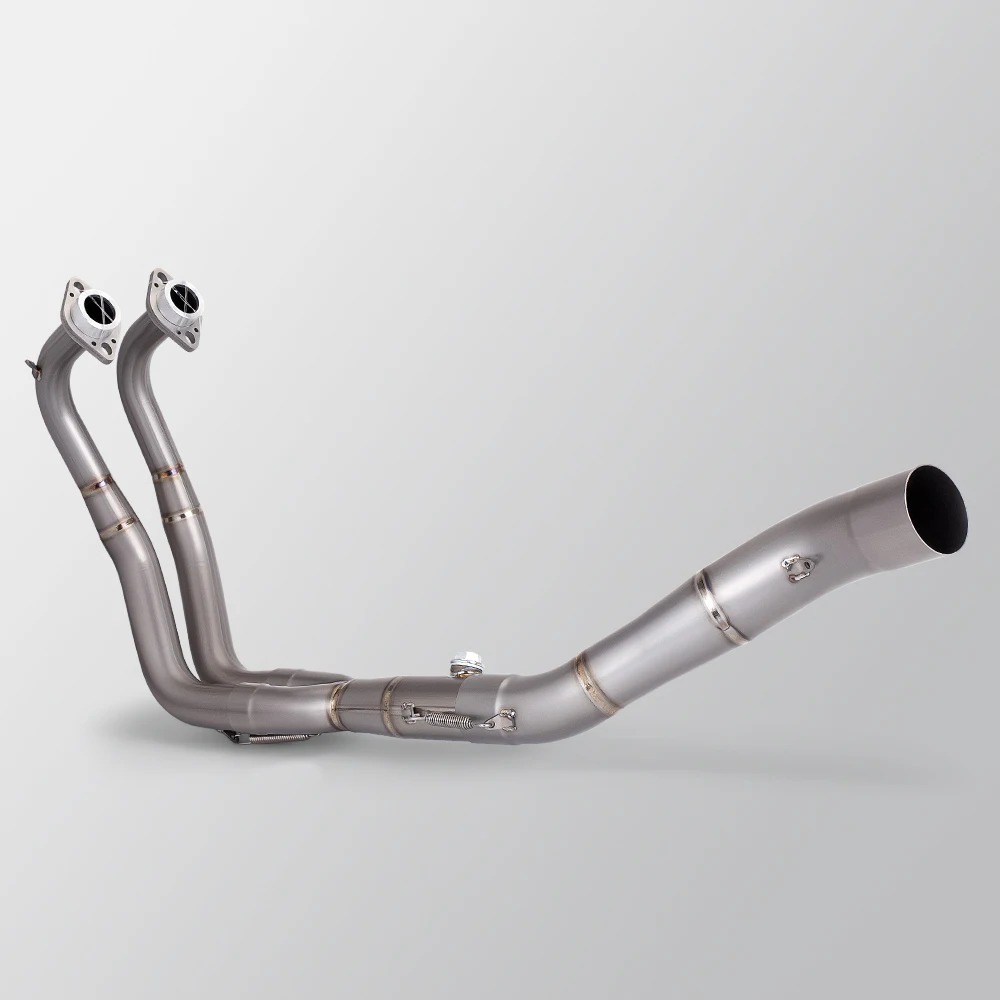 New 2015-2021 YZF R3 R25 MT03 Titanium Alloy Exhaust  Front Intermediate Tube Modified Complete Motorcycle Systems